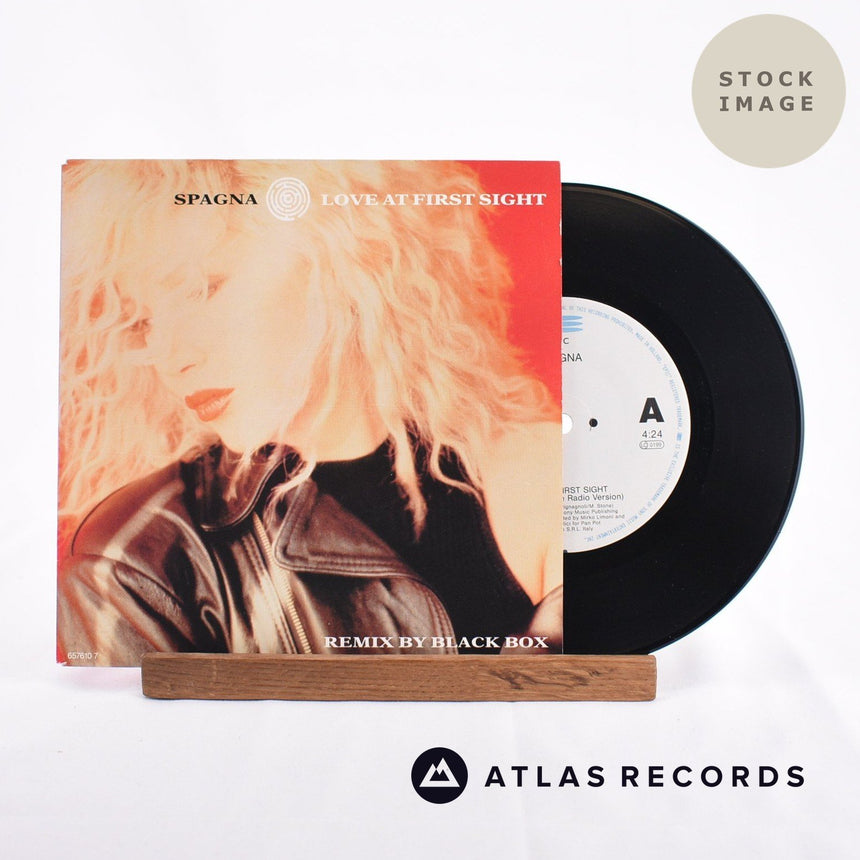 Ivana Spagna Love At First Sight Vinyl Record - Sleeve & Record Side-By-Side
