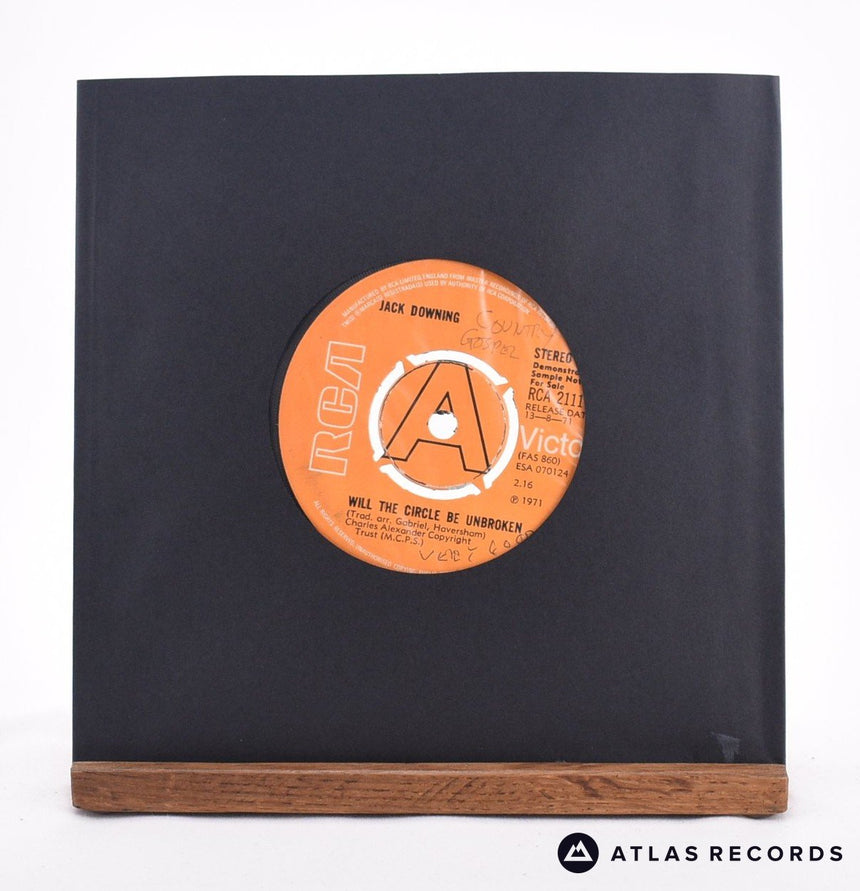 Jack Downing Will The Circle Be Unbroken 7" Vinyl Record - In Sleeve