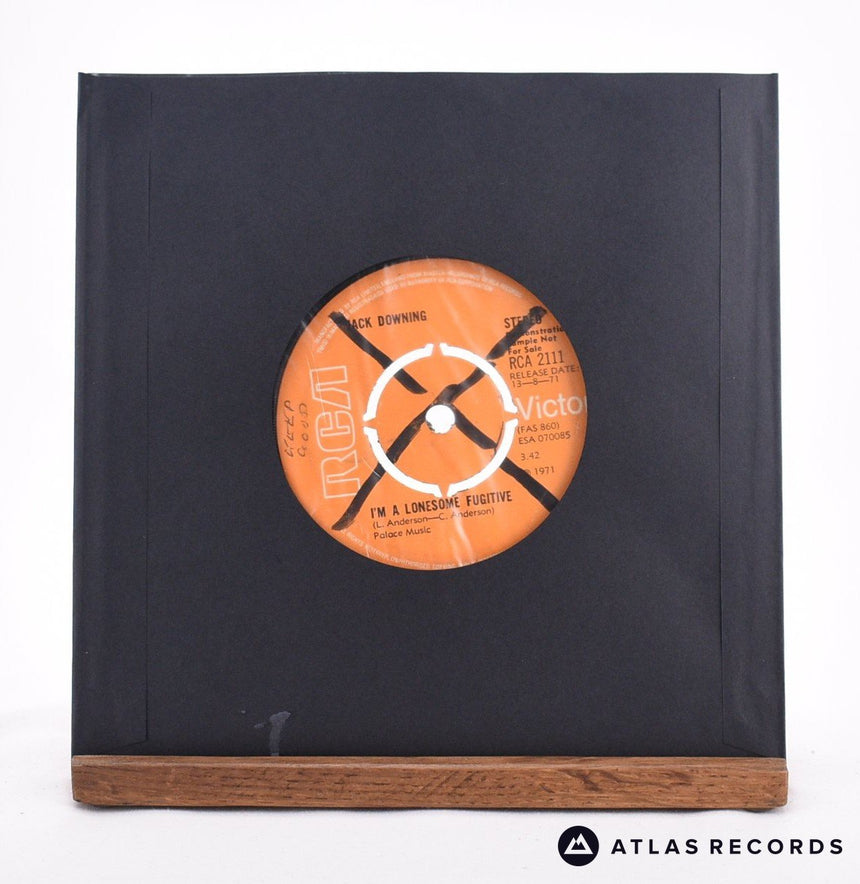 Jack Downing - Will The Circle Be Unbroken - Promo 7" Vinyl Record - VG+