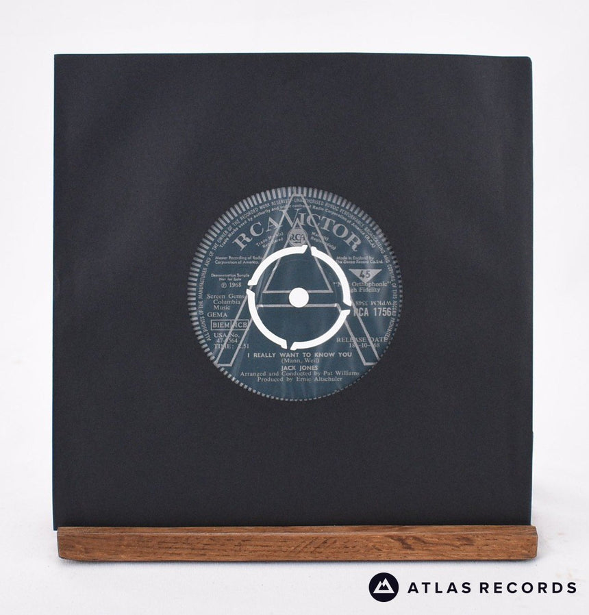 Jack Jones I Really Want To Know You 7" Vinyl Record - In Sleeve
