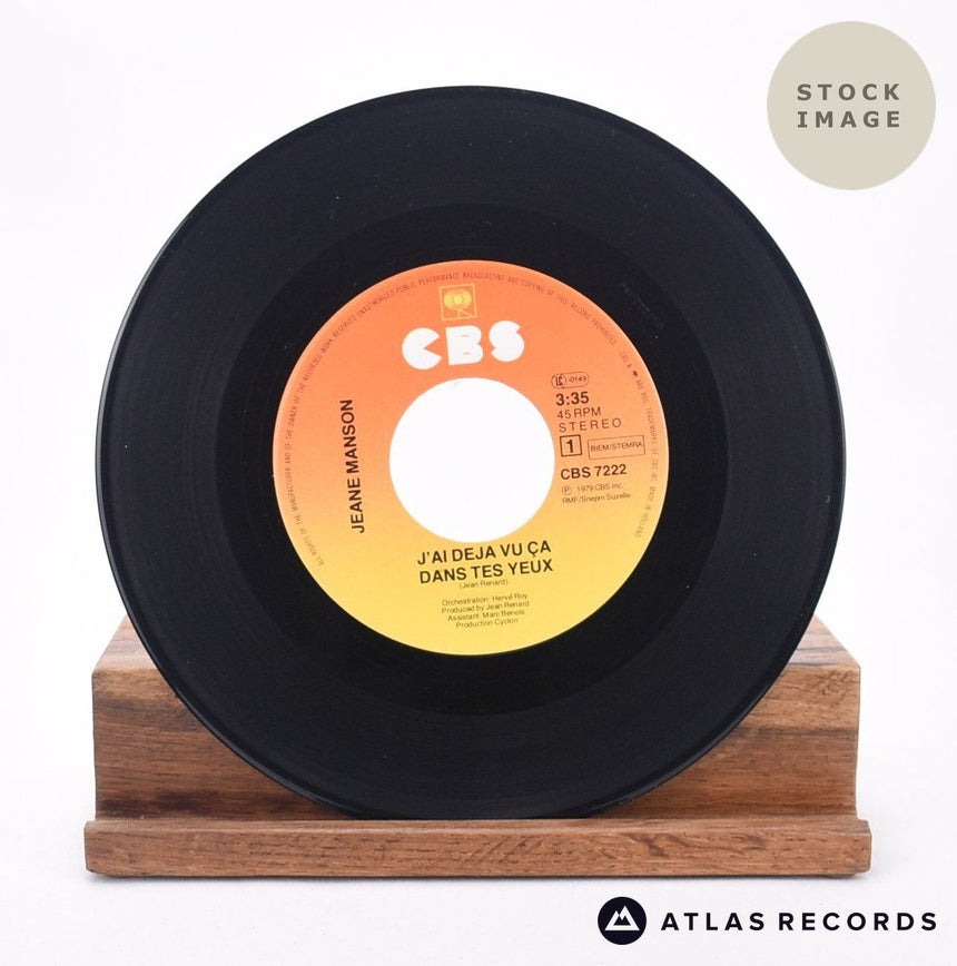 Jeane Manson J'ai Déjà Vu Ça Dans Tes Yeux 7" Vinyl Record - Record A Side