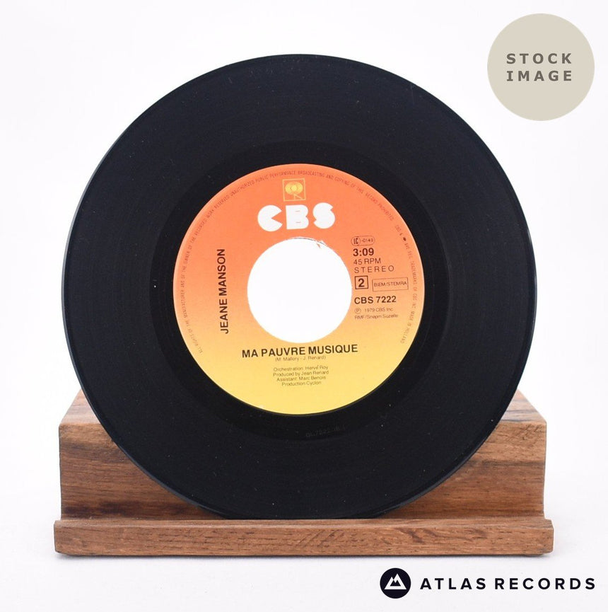 Jeane Manson J'ai Déjà Vu Ça Dans Tes Yeux 7" Vinyl Record - Record B Side