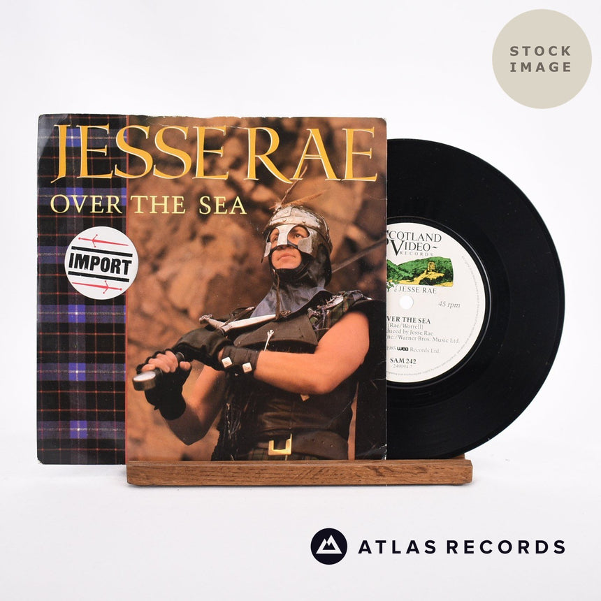 Jesse Rae Over The Sea 7" Vinyl Record - Sleeve & Record Side-By-Side