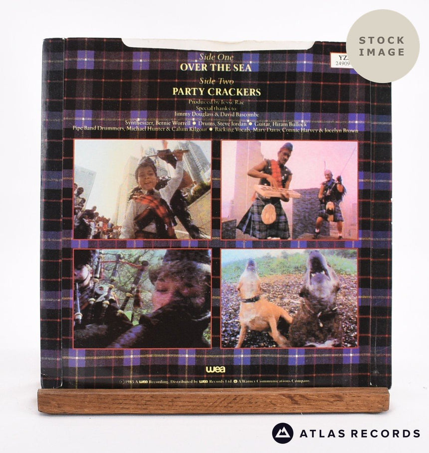 Jesse Rae Over The Sea 7" Vinyl Record - Reverse Of Sleeve