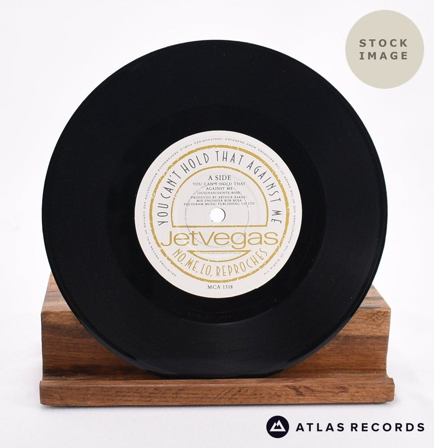Jet Vegas You Can't Hold That Against Me Vinyl Record - Record A Side