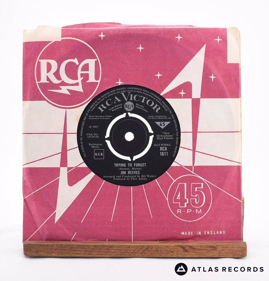 Jim Reeves Trying To Forget 7" Vinyl Record - In Sleeve