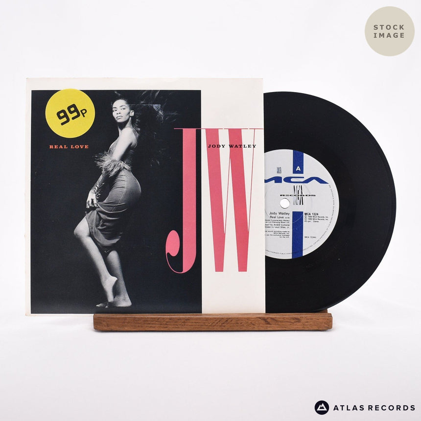 Jody Watley Real Love Vinyl Record - Sleeve & Record Side-By-Side