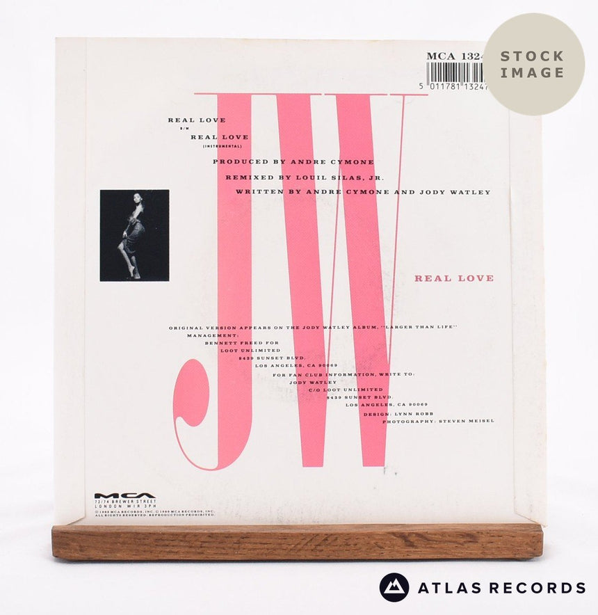 Jody Watley Real Love Vinyl Record - Reverse Of Sleeve