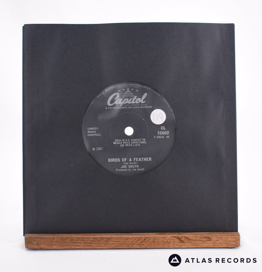 Joe South Birds Of A Feather 7" Vinyl Record - In Sleeve