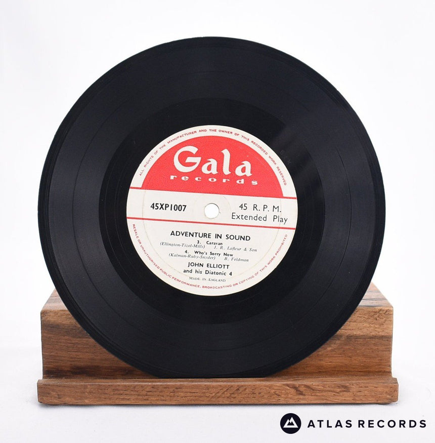 John Elliott And His Diatonic Four - Adventure In Sound - 7" EP Vinyl Record - VG+/VG