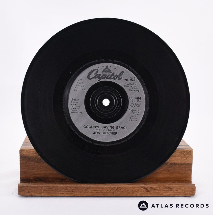 Jon Butcher - Goodbye Saving Grace - 7" Vinyl Record - VG+/VG+