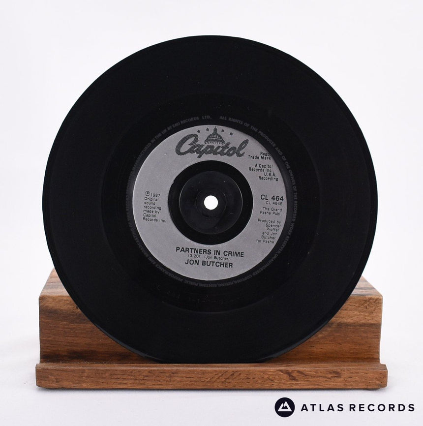 Jon Butcher - Goodbye Saving Grace - 7" Vinyl Record - VG+/VG+