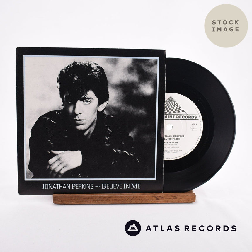 Jonathan Perkins Believe In Me Vinyl Record - Sleeve & Record Side-By-Side