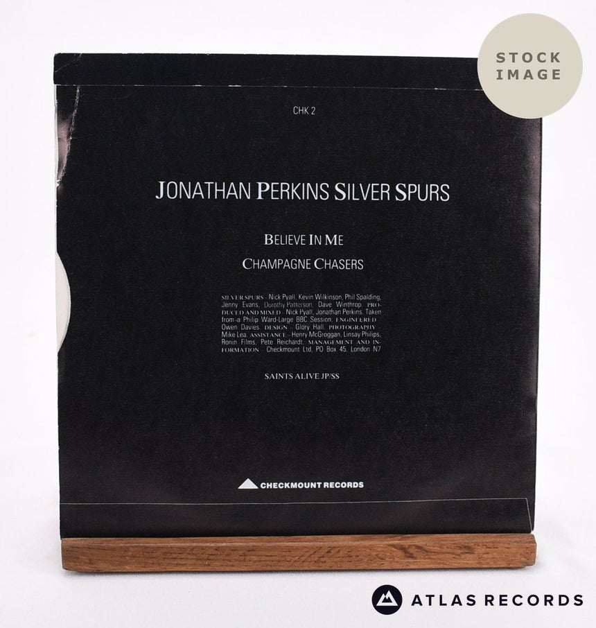 Jonathan Perkins Believe In Me Vinyl Record - Reverse Of Sleeve