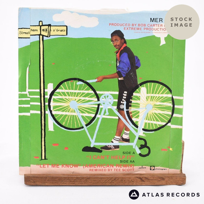 Junior I Can't Help It Vinyl Record - Reverse Of Sleeve