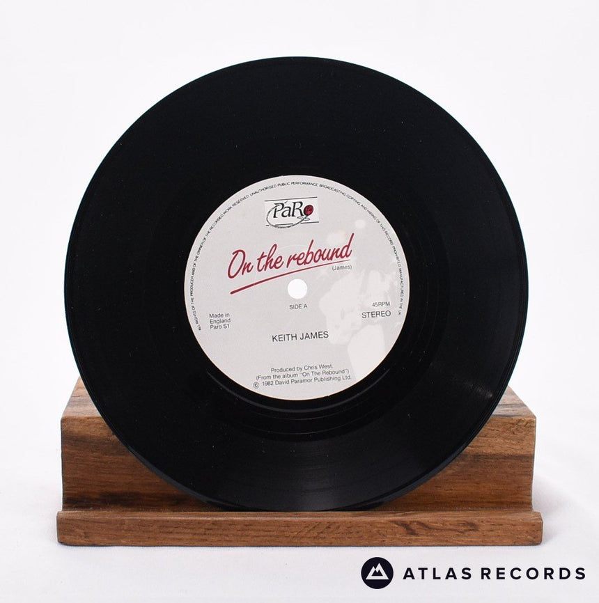 Keith James - On The Rebound - 7" Vinyl Record - VG+/VG+