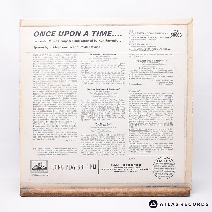 Ken Rattenbury - Once Upon A Time - LP Vinyl Record - VG/VG+