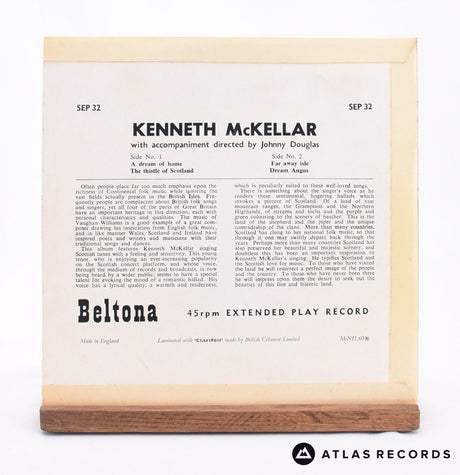 Kenneth McKellar - A Dream Of Hame - 7" EP Vinyl Record - EX/VG+