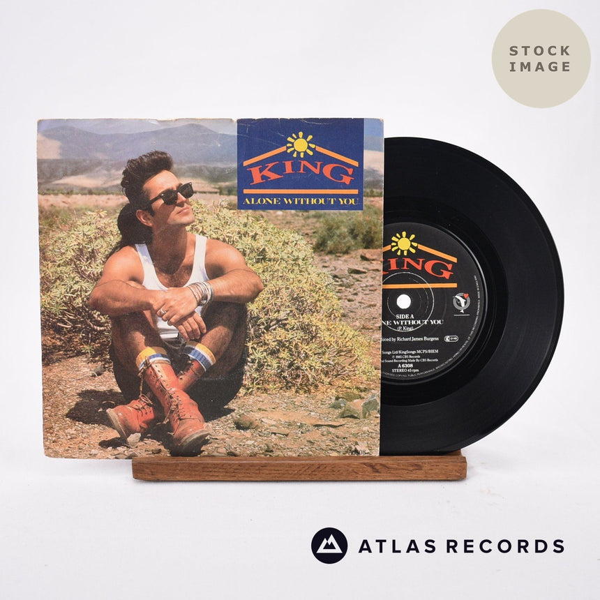 King Alone Without You Vinyl Record - Sleeve & Record Side-By-Side