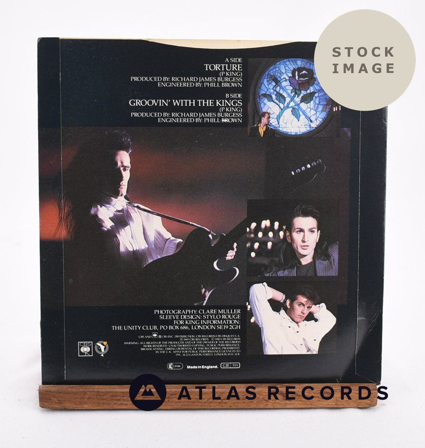 King Torture Vinyl Record - Reverse Of Sleeve