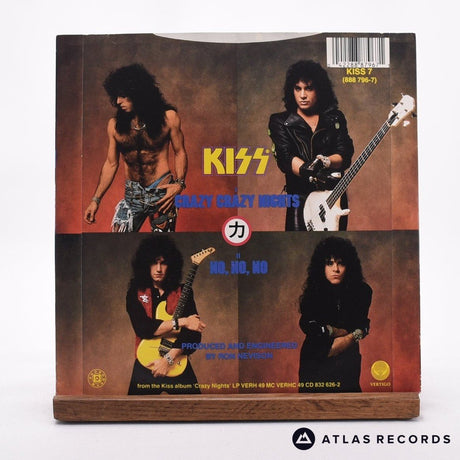 Kiss - Crazy Crazy Nights - 7" Vinyl Record - EX/VG+