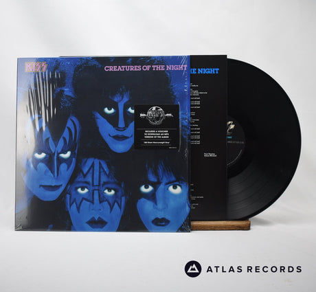 Kiss Creatures Of The Night LP Vinyl Record - Front Cover & Record