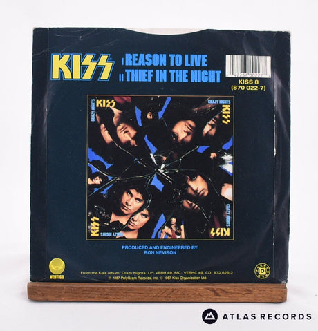 Kiss - Reason To Live - 7" Vinyl Record - VG+/VG+