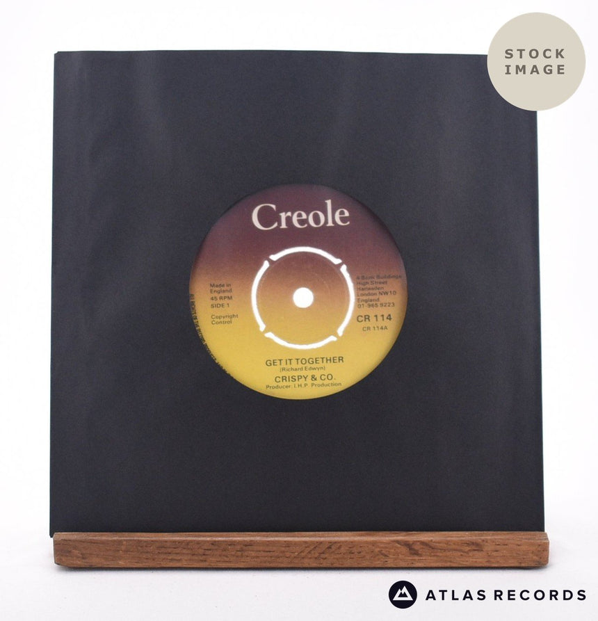 Krispie And Company Get It Together 7" Vinyl Record - Sleeve & Record Side-By-Side