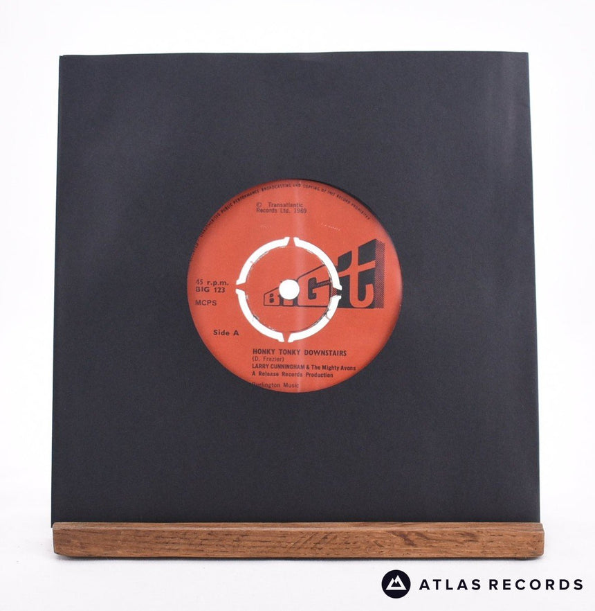 Larry Cunningham Honky Tonky Downstairs 7" Vinyl Record - In Sleeve