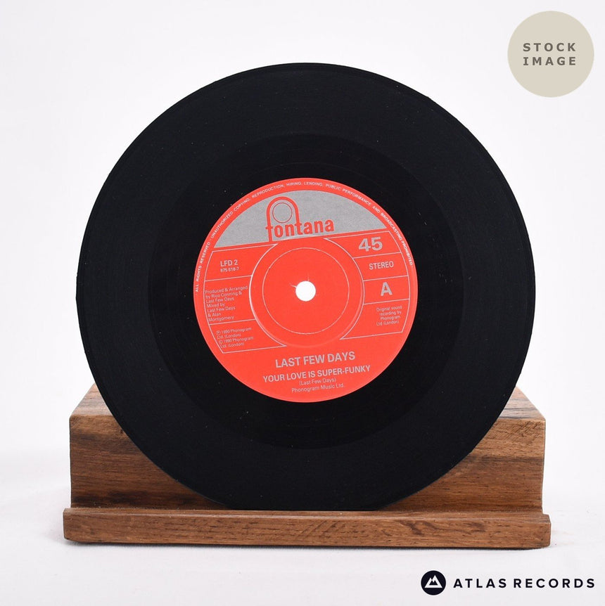 Last Few Days Your Love Is Super-Funky 1993 Vinyl Record - Record A Side
