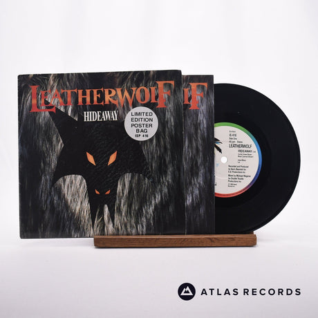 Leatherwolf Hideaway 7" Vinyl Record - Front Cover & Record
