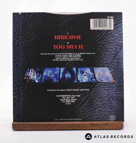 Leatherwolf - Hideaway - Poster Sleeve 7" Vinyl Record - EX/EX