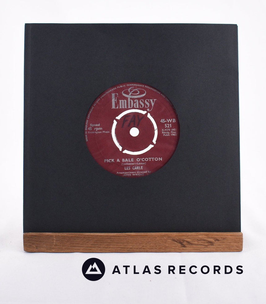 Les Carle Pick A Bale O'Cotton / So Do I 7" Vinyl Record - In Sleeve