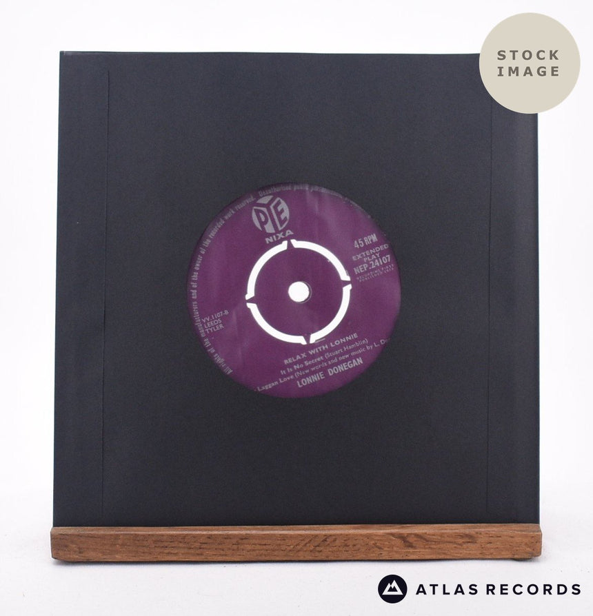 Lonnie Donegan Relax With Lonnie 7" Vinyl Record - Reverse Of Sleeve