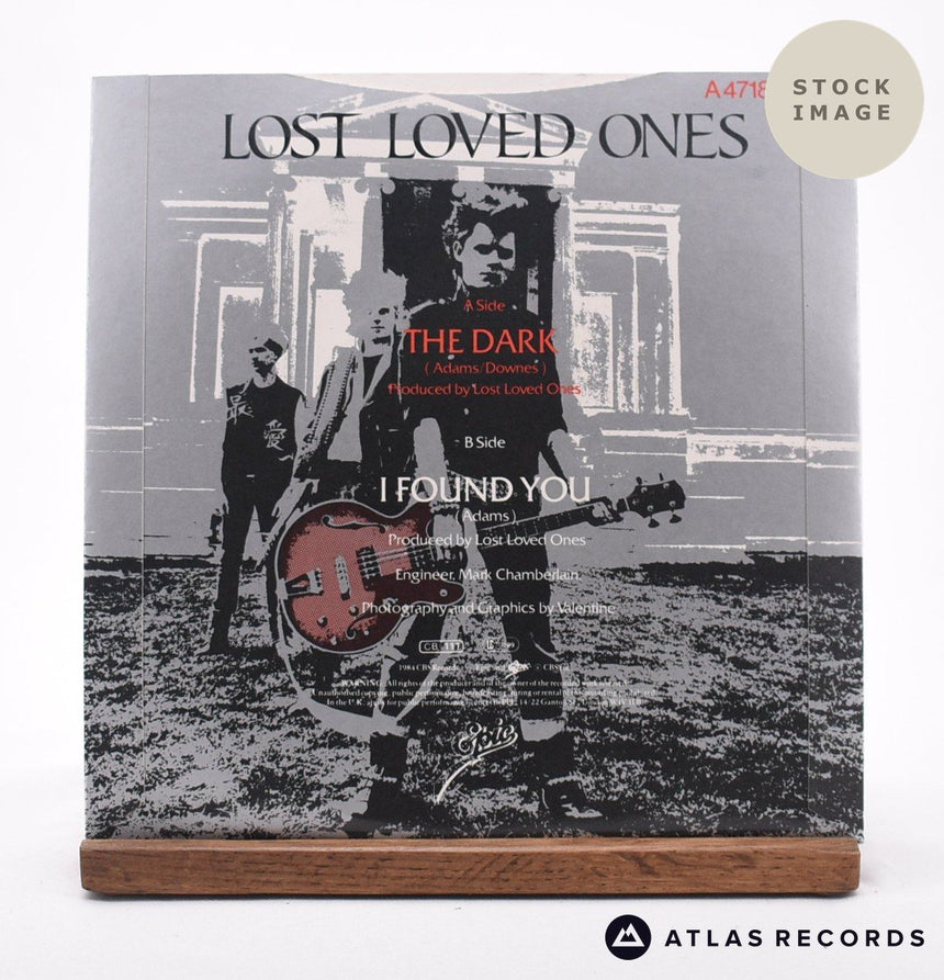 Lost Loved Ones The Dark 7" Vinyl Record - Reverse Of Sleeve