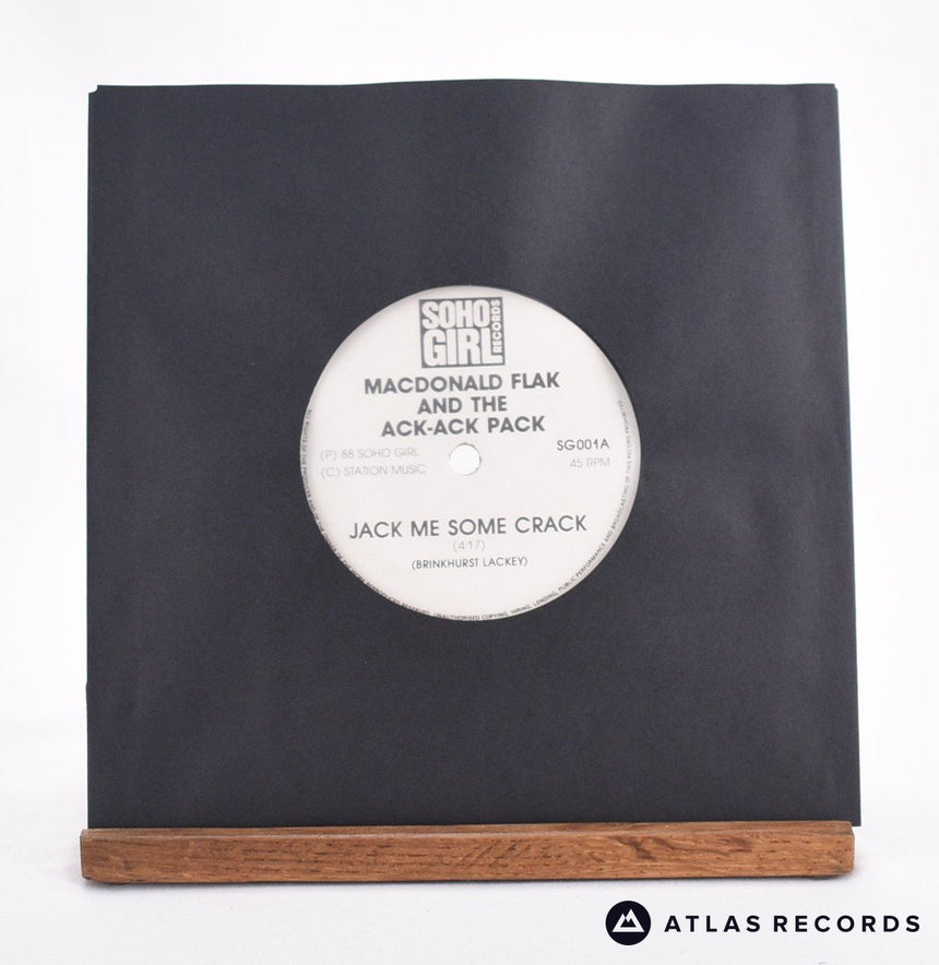 MacDonald Flack And The Ack-Ack Pack Jack Me Some Crack 7" Vinyl Record - In Sleeve