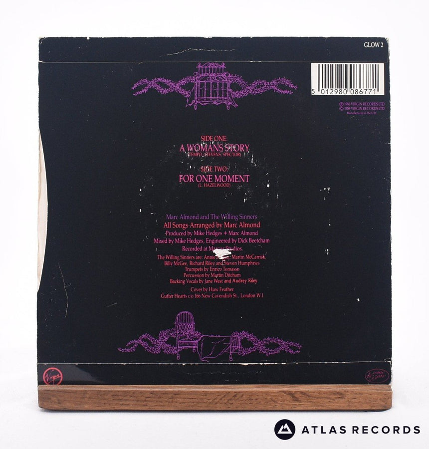 Marc Almond - A Woman's Story - 7" Vinyl Record - VG/VG+