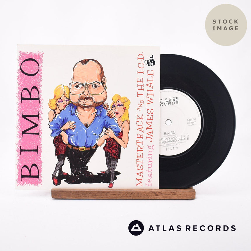 Mastertrack And The I.D.G Bimbo 7" Vinyl Record - Sleeve & Record Side-By-Side