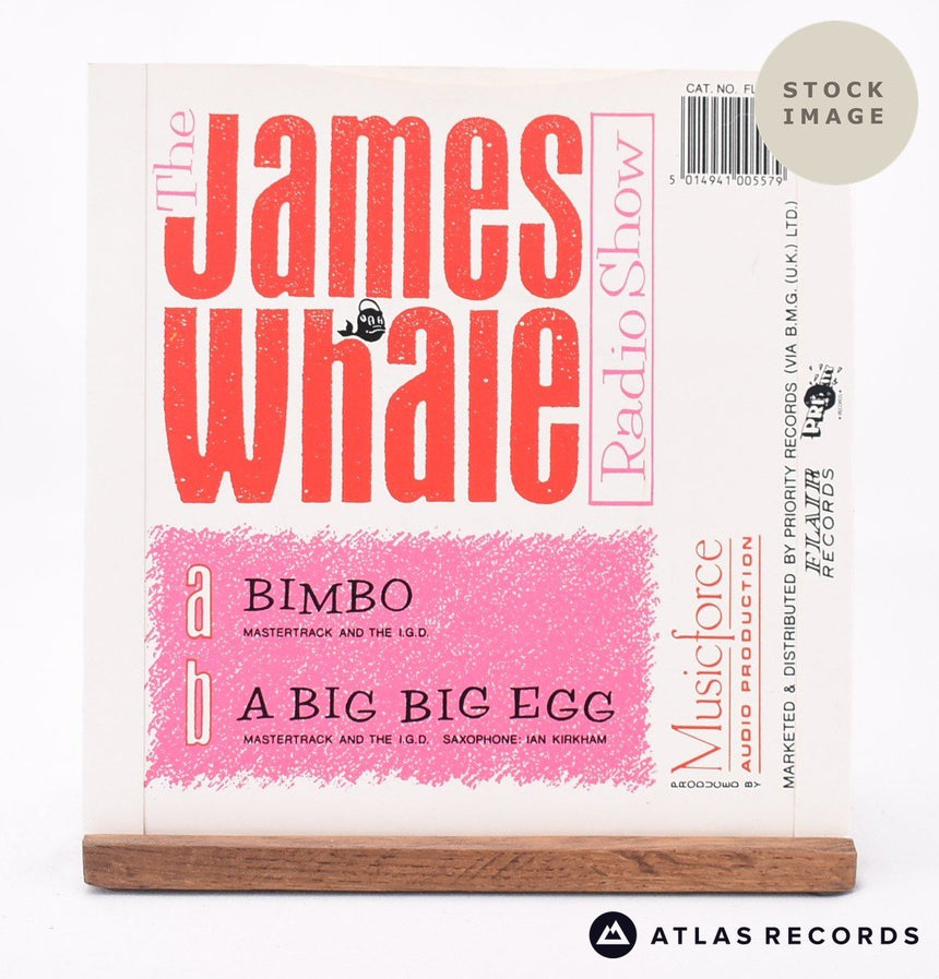 Mastertrack And The I.D.G Bimbo 7" Vinyl Record - Reverse Of Sleeve