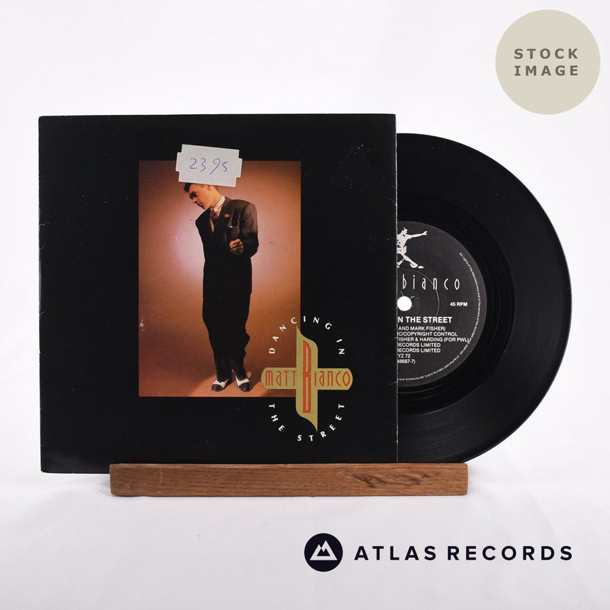 Matt Bianco Dancing In The Street Vinyl Record - Sleeve & Record Side-By-Side