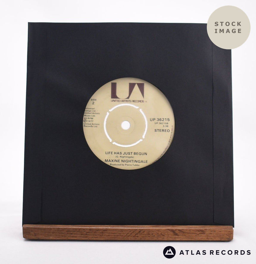 Maxine Nightingale Love Hit Me 7" Vinyl Record - Reverse Of Sleeve