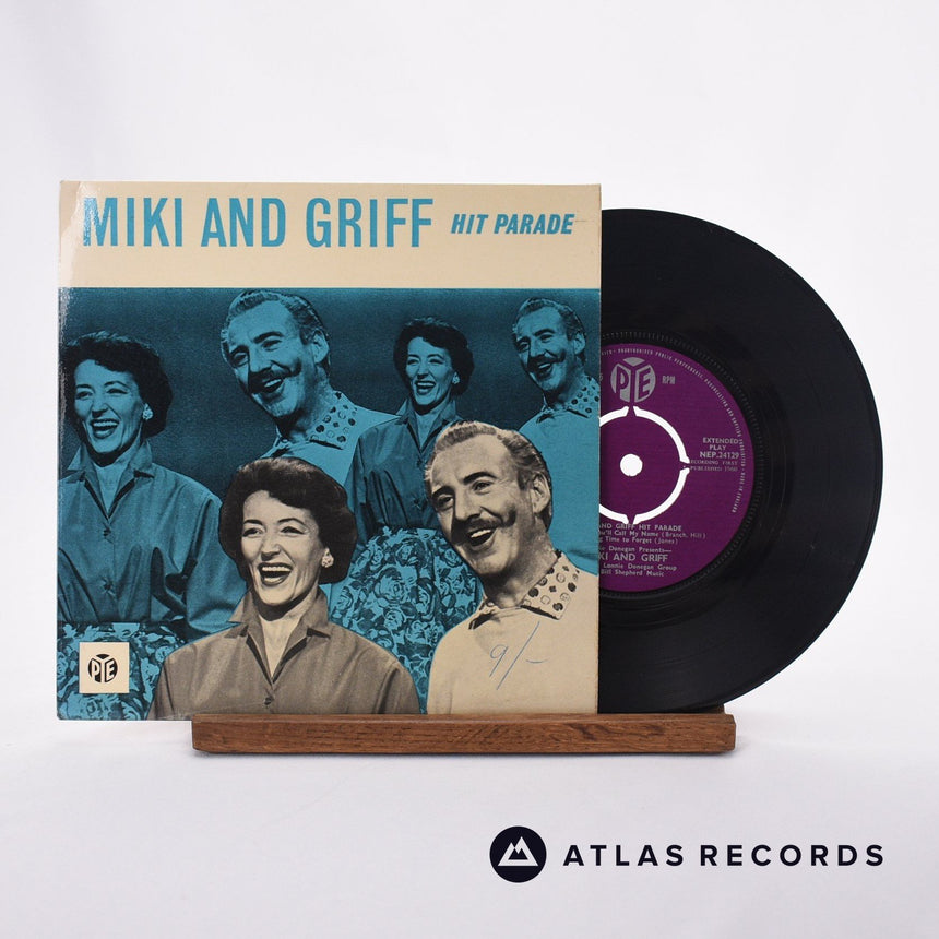 Miki & Griff Hold Back Tomorrow 7" Vinyl Record - Front Cover & Record