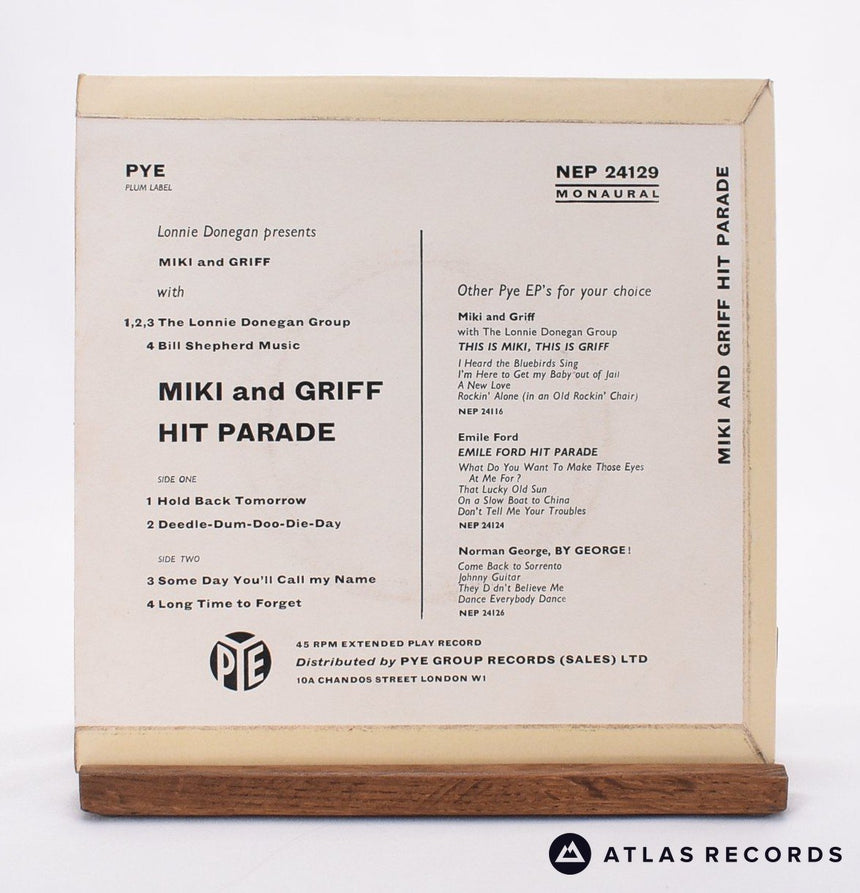 Miki & Griff - Hold Back Tomorrow / Deedle-Dum-Doo-Die-Day - 7" EP Vinyl Record - VG+/VG