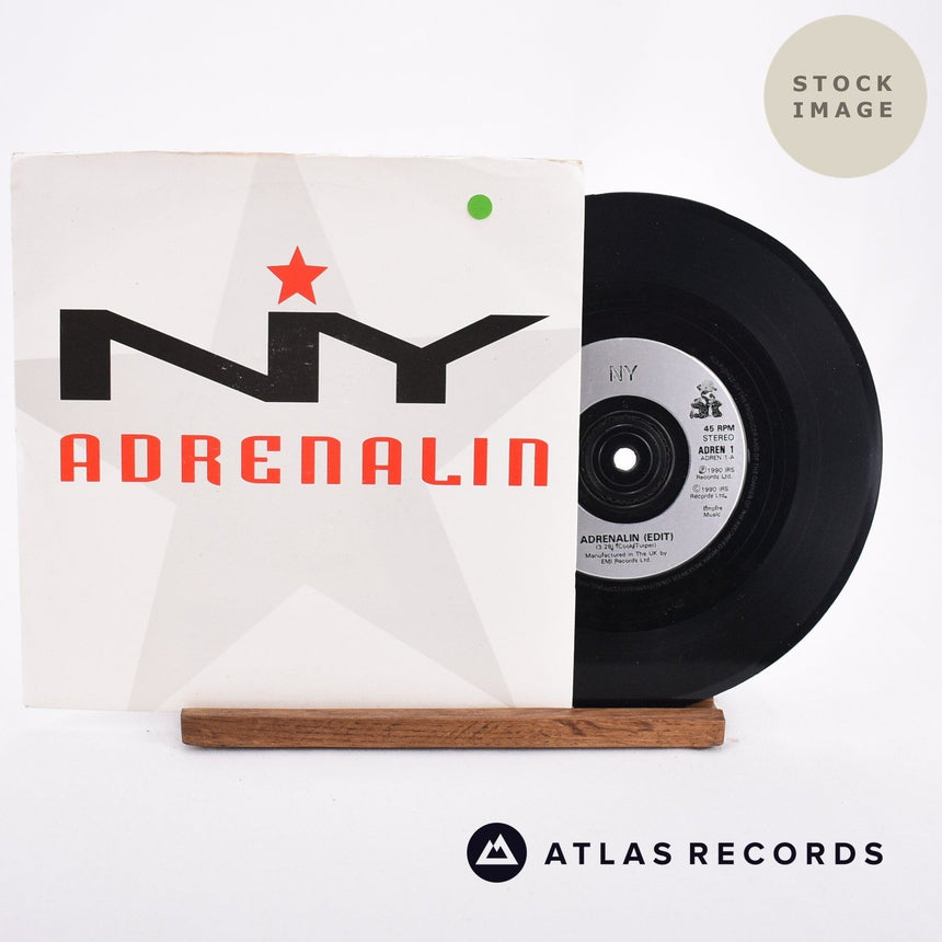 NY Adrenalin Vinyl Record - Sleeve & Record Side-By-Side