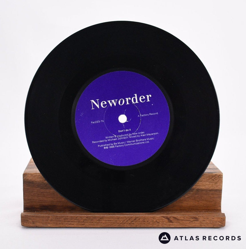 New Order - Fine Time - 7" Vinyl Record - VG+/VG+