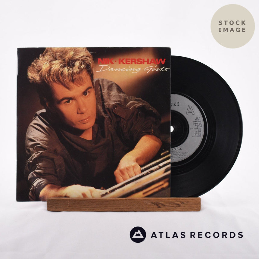 Nik Kershaw Dancing Girls 1990 Vinyl Record - Sleeve & Record Side-By-Side