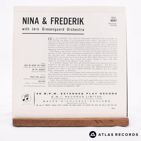Nina & Frederik - Nina & Frederik - 7" EP Vinyl Record - VG+/VG+