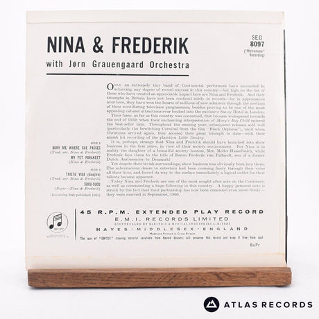 Nina & Frederik - Nina & Frederik - 7" EP Vinyl Record - EX/VG+