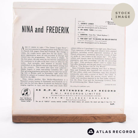 Nina & Frederik Nina & Frederik 7" Vinyl Record - Reverse Of Sleeve