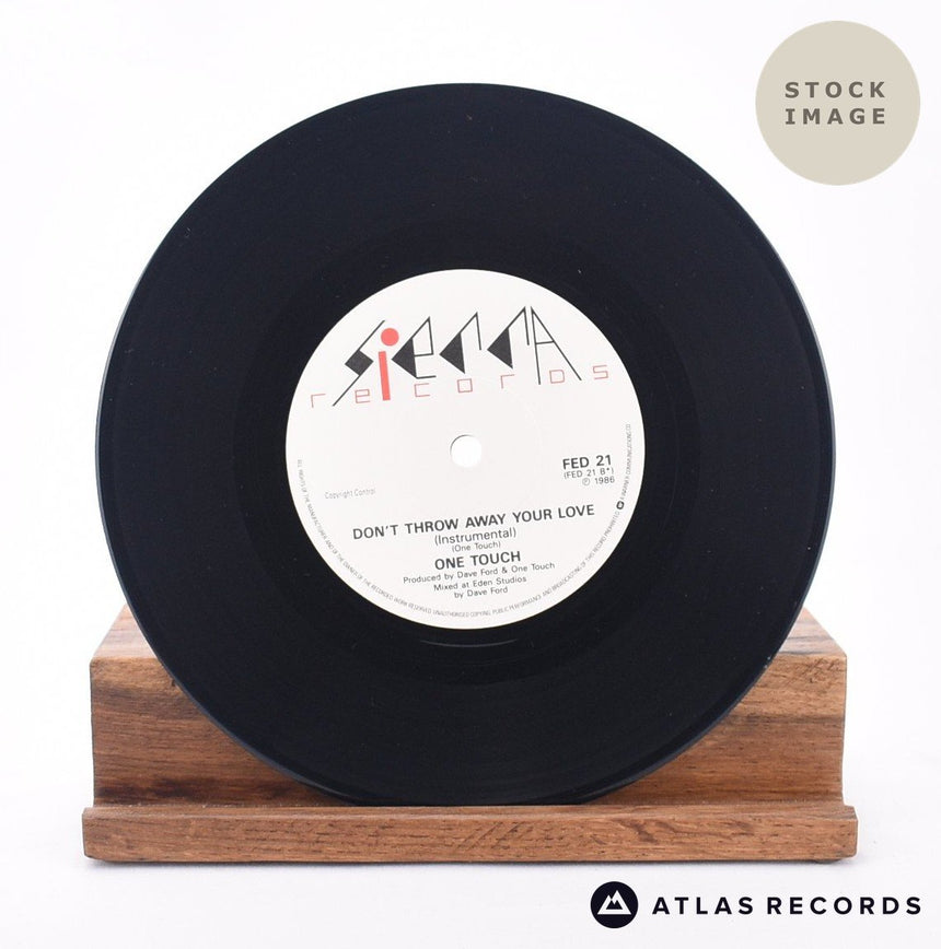 One Touch Don't Throw Away Your Love 7" Vinyl Record - Record B Side